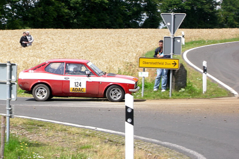 Lars Bækkelund og Arne Pagh blev bedste danskere i Eifel Rallye med deres Fiat 128 Coupé.